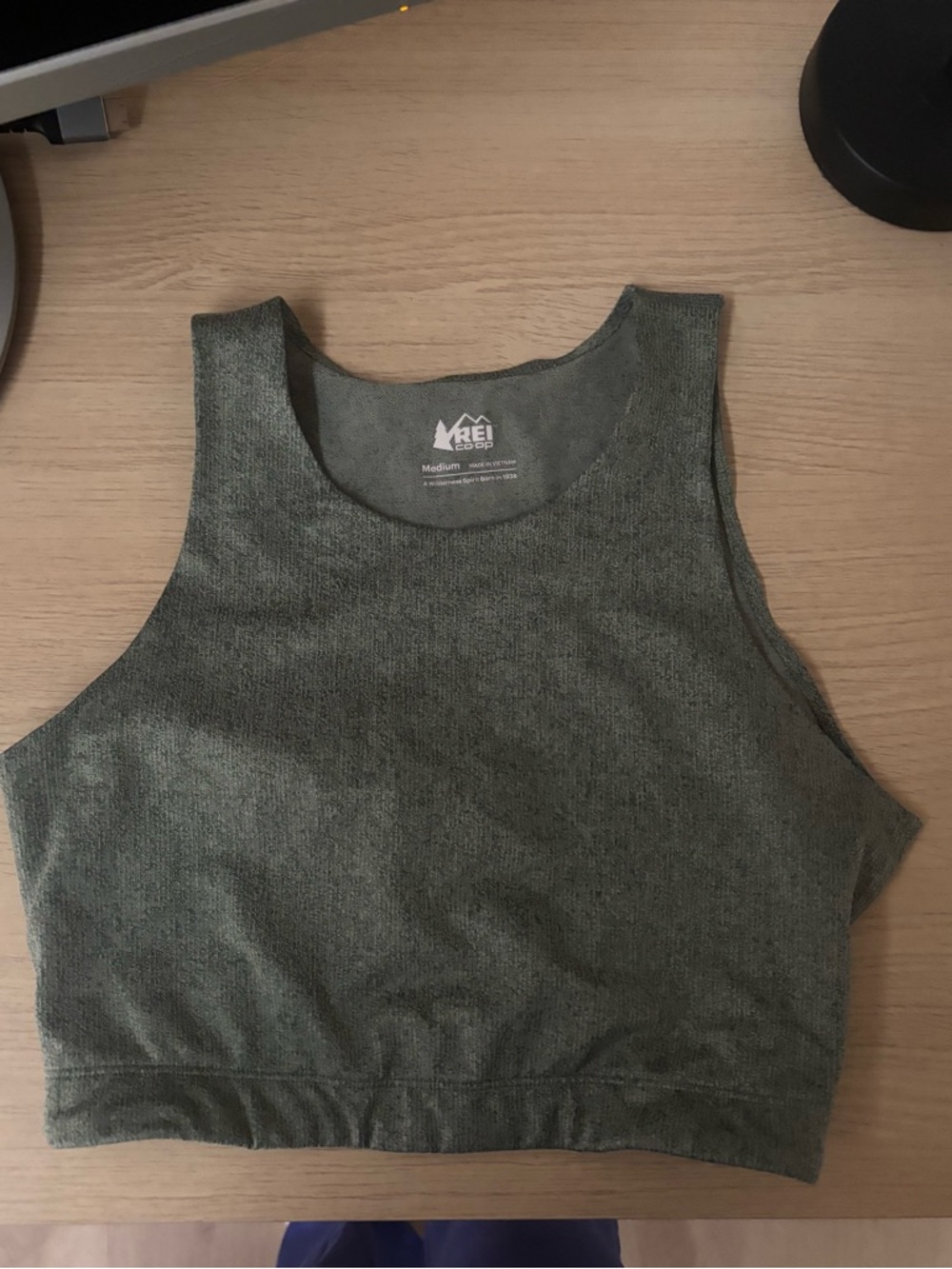 REI Olive Cropped Tank Top - Women's